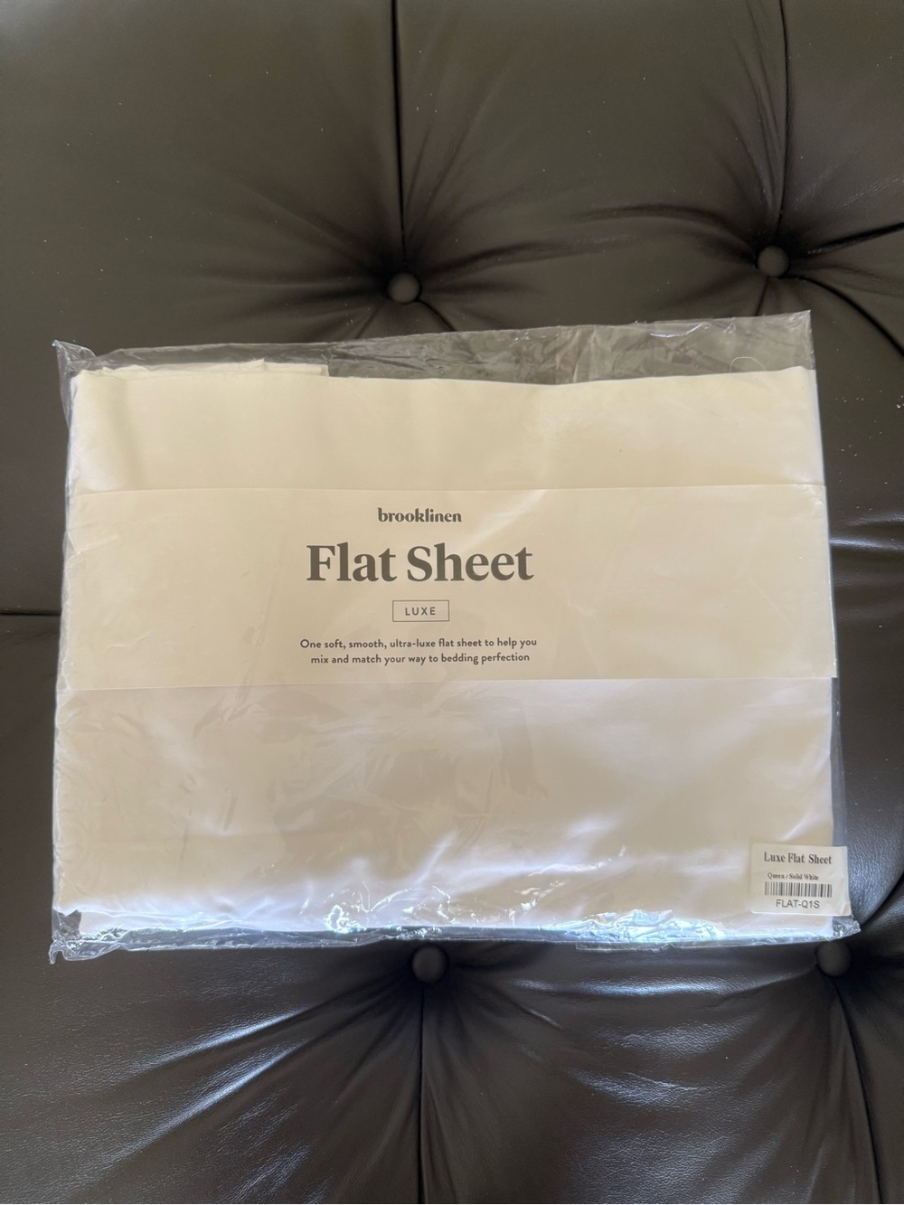 Brooklinen White Flat Sheet - Luxe